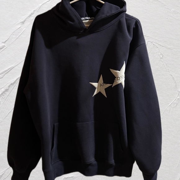 Aelfric Eden Navy Blue Star Hoodie - Picture 1 of 3